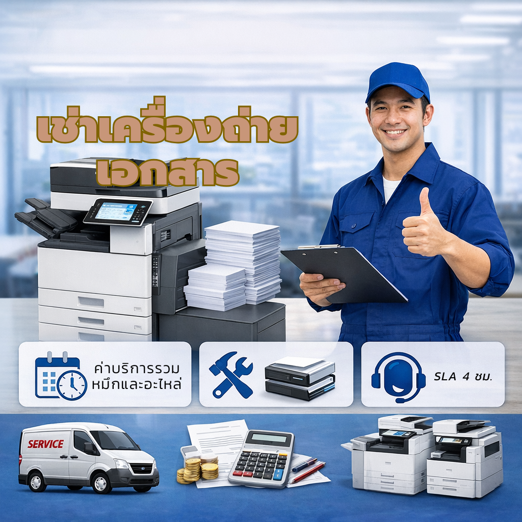 ให้เช่าเครื่องถ่ายเอกสาร